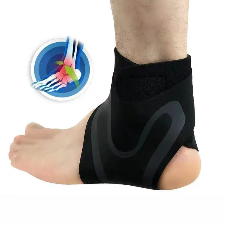 Adult ankle support brace for right or left foot in L M XL sizes for basketball running cycling