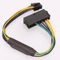 Black DELL ATX 24-pin to 8-pin motherboard power adapter cable, 30cm long