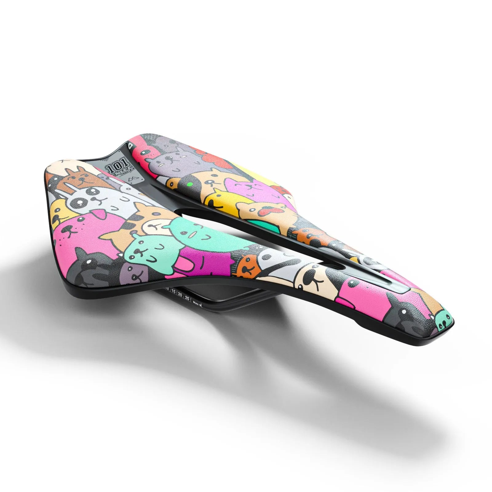 Bicycle saddle with ultra-light EVA cushion and hollow design in various colours
