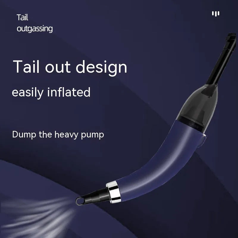 Wireless handheld car vacuum cleaner in black colour with USB charging cable.