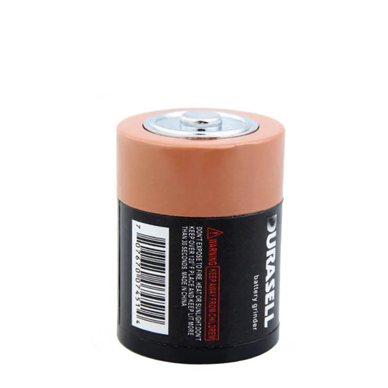 Black zinc alloy three-layer battery modelling smoke grinder with 55mm diameter showing multiple functions