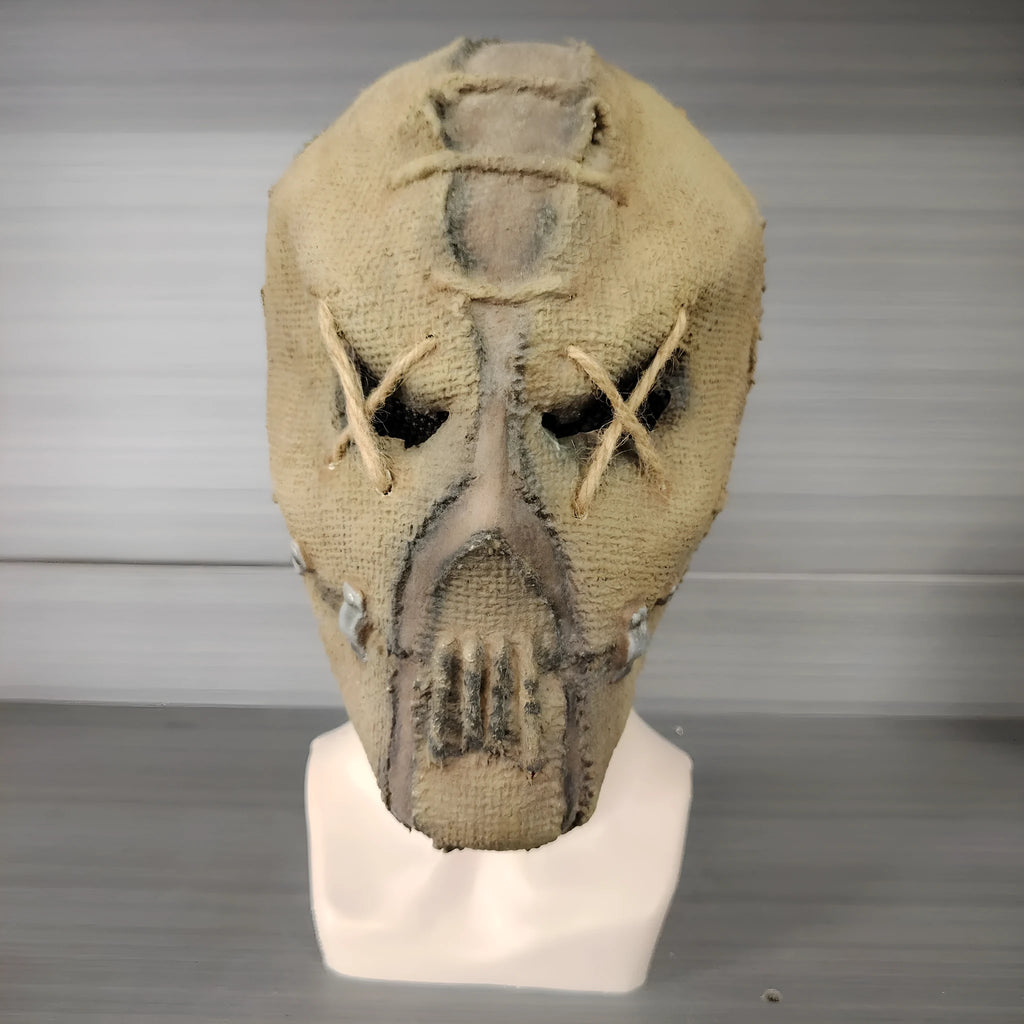 Scar skull latex horror mask for Halloween costumes measuring 31cm by 25cm