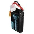 7.4V 1200mAh lithium polymer RC battery with compact rectangular design