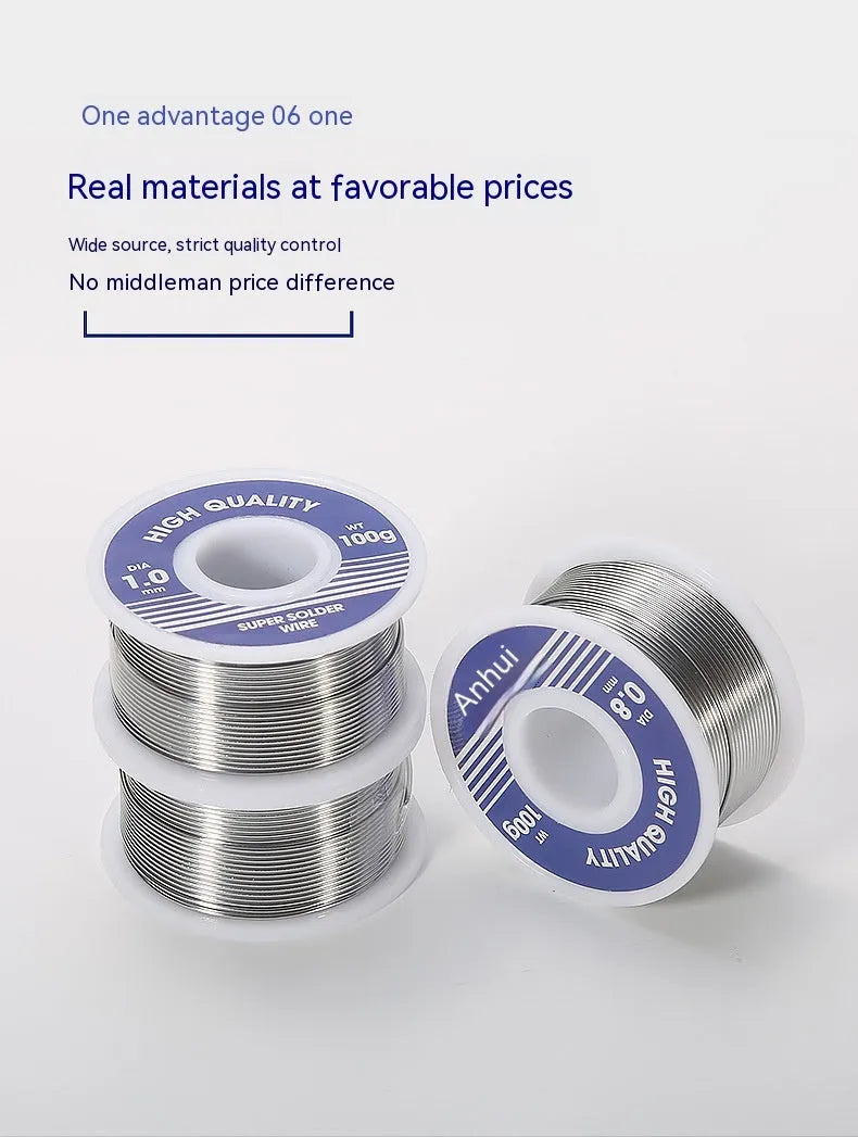 Flux cored tin lead alloy solder wire 1mm diameter 20g and 50g spools for metal joining