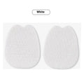 White felt anti-wear tongue stickers for sports shoe protection