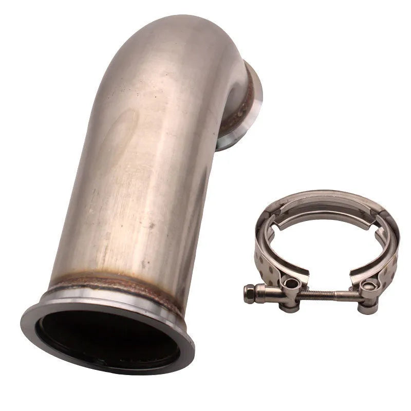 Stainless steel V-clamp downpipe plumbing replacement part