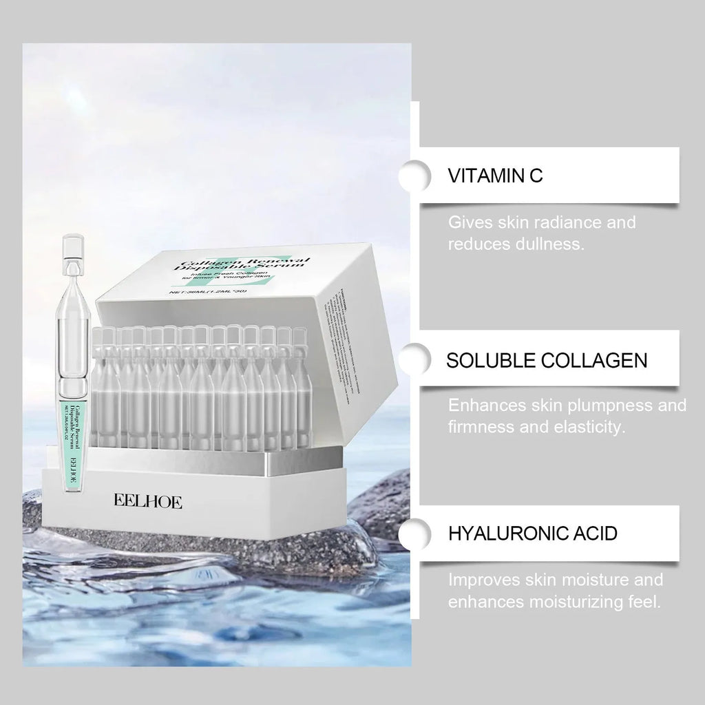 30 individual sachets of disposable nursing care solution in compact packaging