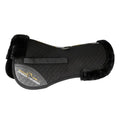Riding saddle pad for shock absorption and waist protection in equestrian and cycling sports.