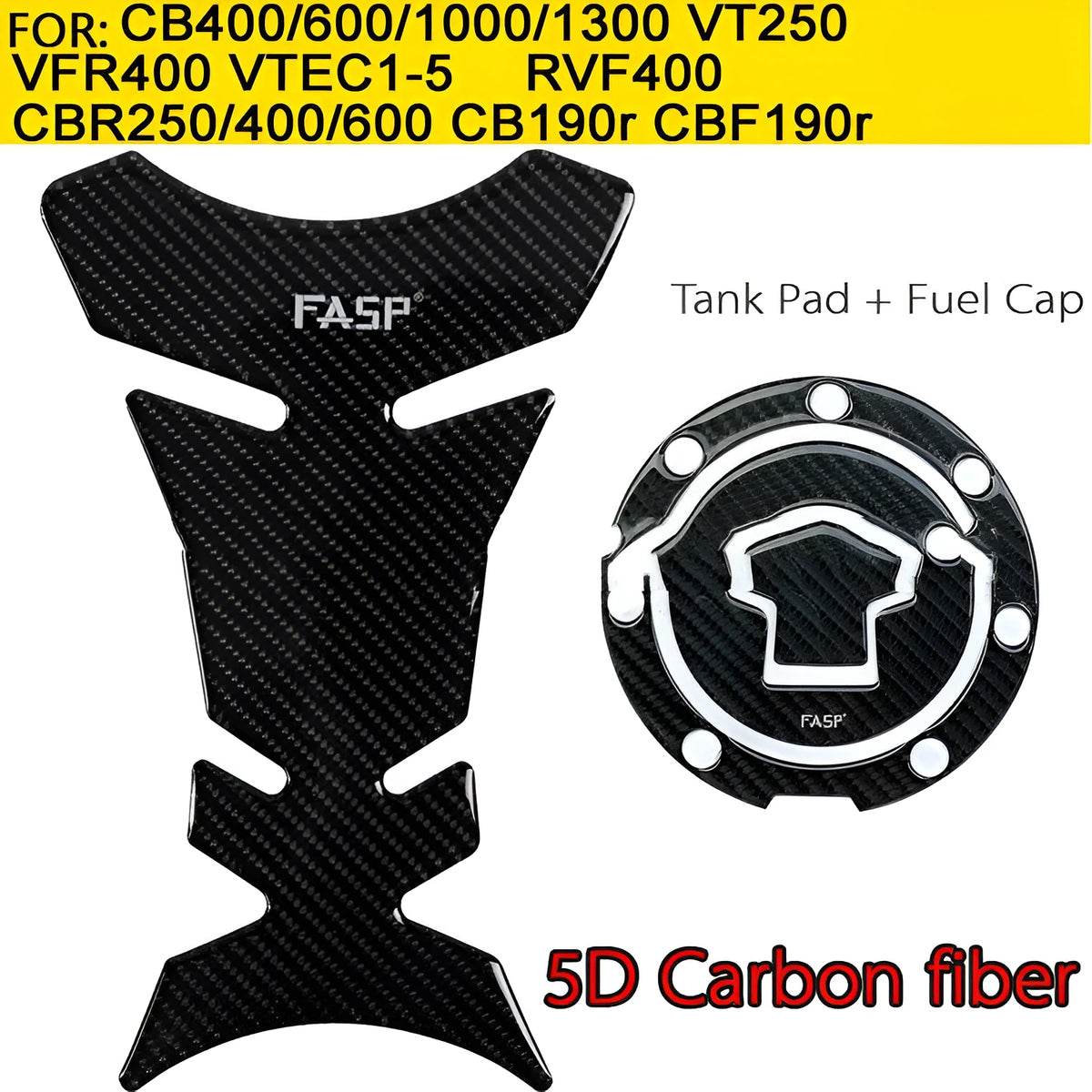 5D real carbon fish bone paste for GM sports car fuel tank in TQ009+G001 style