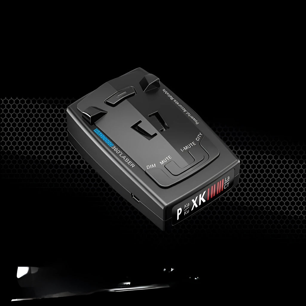 Laser velocimeter for car mobile speed measurement with compact 103mm x 65mm x 28mm dimensions