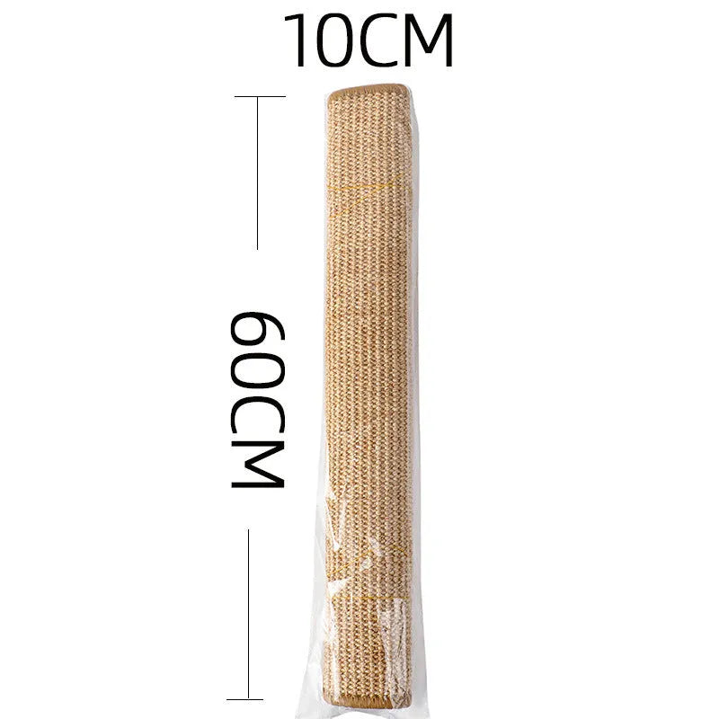 Jianma corner cat scratch board, 18 x 60 cm, wear-resistant cloth vertical sticker, ginger yellow or dark gray