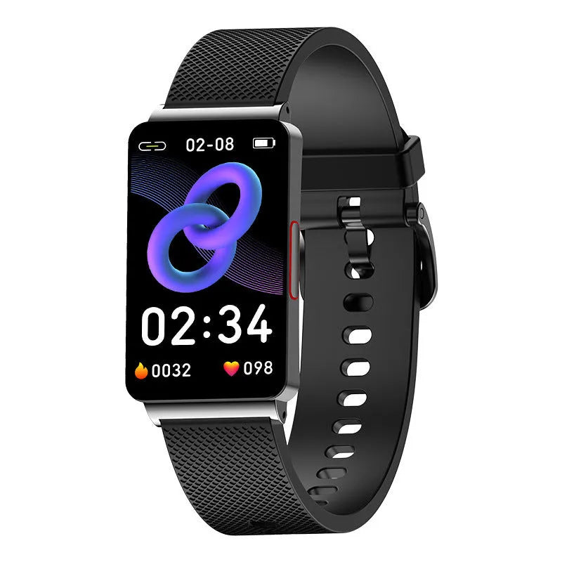 EP08 blood glucose monitoring smart bracelet with touch screen and TPU strap