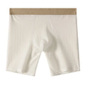 Men's high elasticity nylon jacquard boxer shorts with plants and flowers pattern, available in five colours