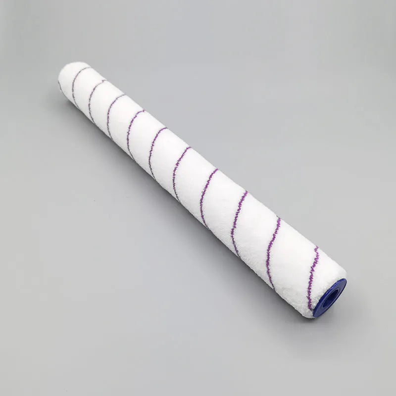 18-inch paint roller with three brush head types: long hair 18mm, medium hair 9mm, and short hair 6mm for wall painting