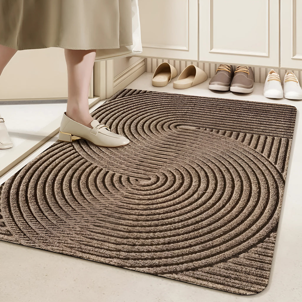 Cartoon anime alien shape entrance carpet floor mat 60x90cm blue grey green khaki colours