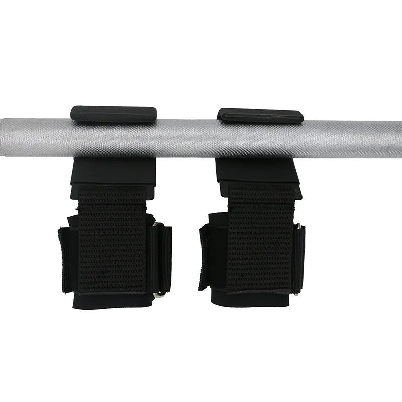 EVA power hook horizontal bar for weightlifting deadlift squat in black 37x8 cm free size pair