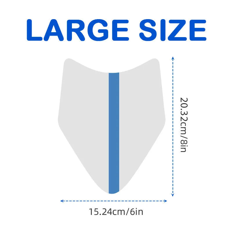 Transparent aircraft-shaped PE film anti-wear stickers for inner thigh moisture protection in multiple pack sizes
