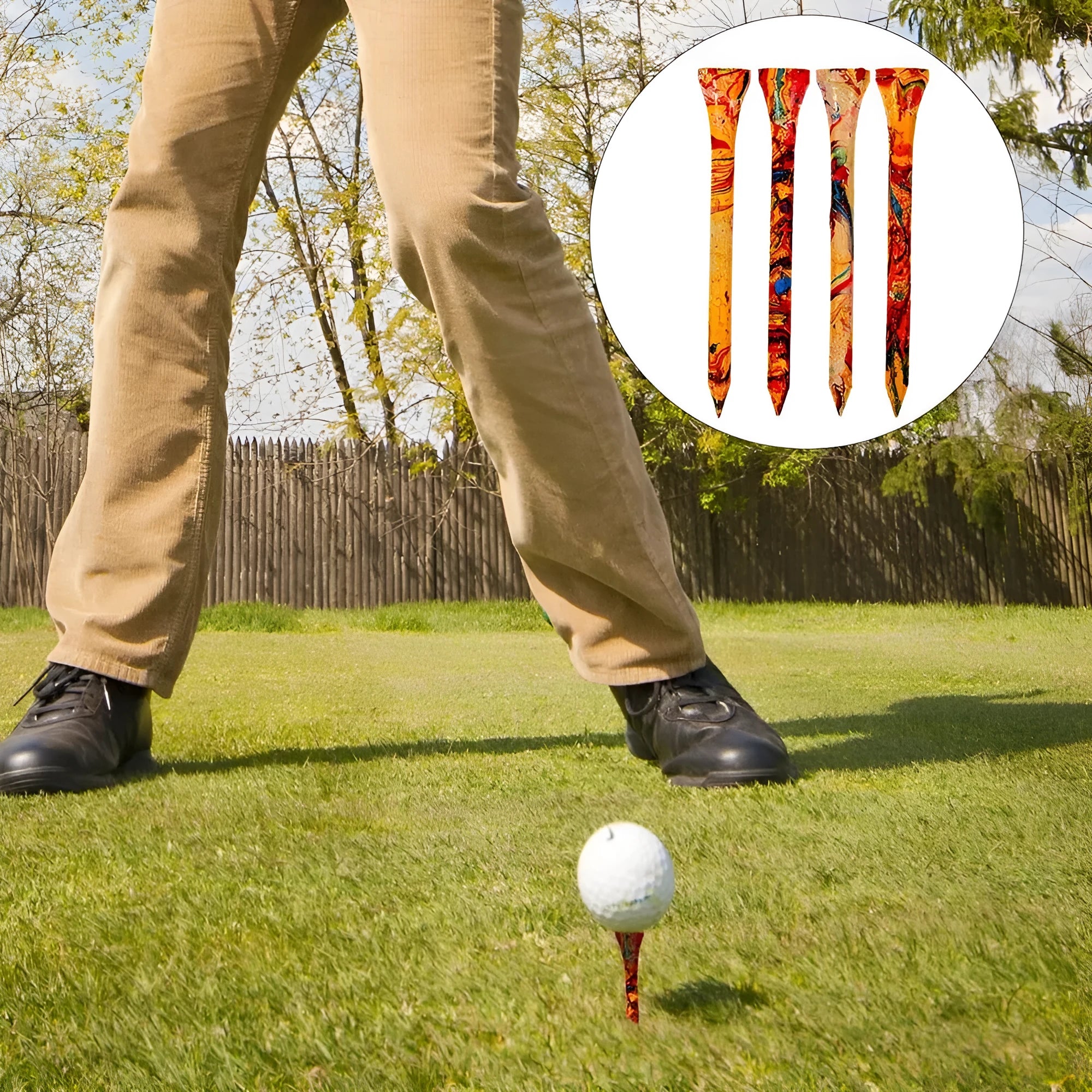 Colourful golf ball holder with 70mm opening for training practice