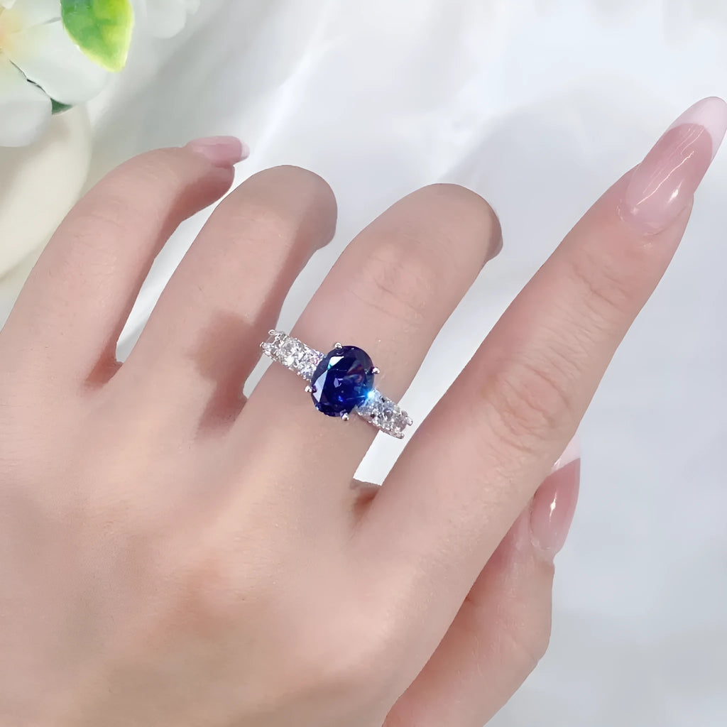 Heart-shaped women's sterling silver ring with a faceted ice flower cut zircon stone in a tan sang colour.