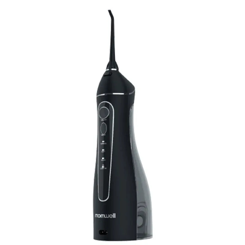 Black ProOral Mornwell portable oral irrigator or electric water flosser for adult dental care.