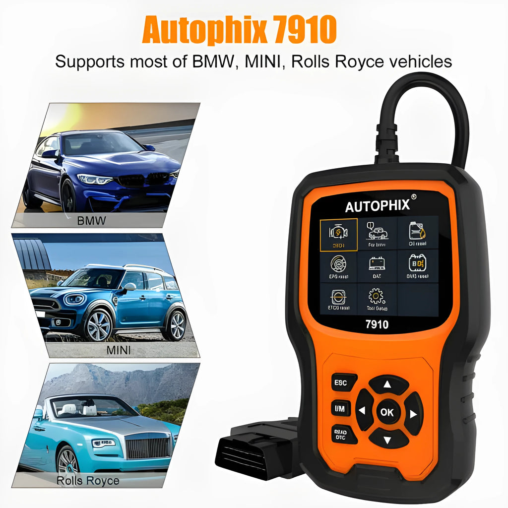 Autophix 7910 automotive OBD2 diagnostic scanner tool for BMW vehicles