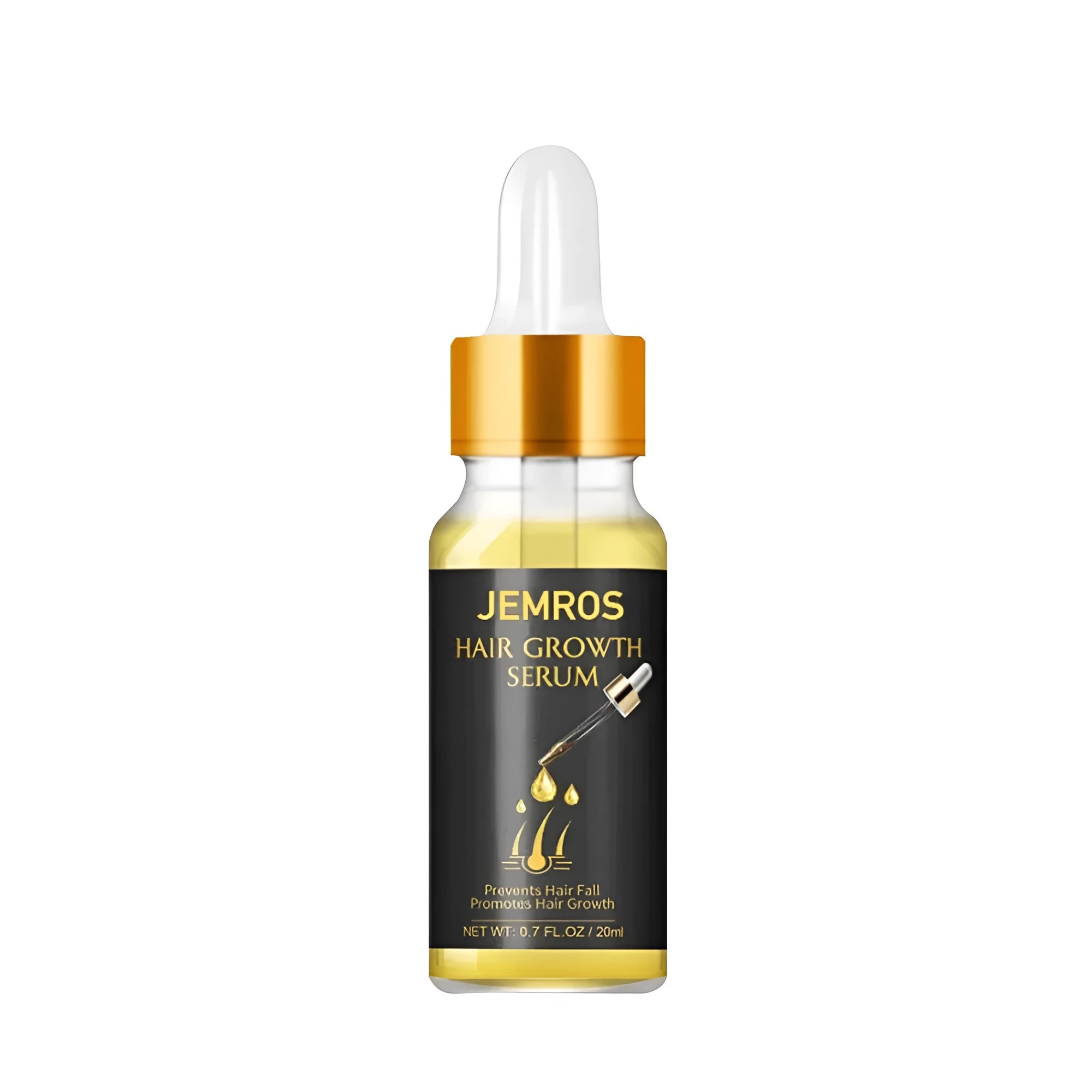 20ml hair growth essential oil liquid in plastic packaging for scalp nourishment and anti-hair loss