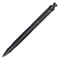 Gunmetal grey titanium tactical pen with push-action mechanism and 0.5mm nib
