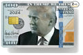 Multi-colour plastic Nano SIM card wallet holding credit cards and coins.
