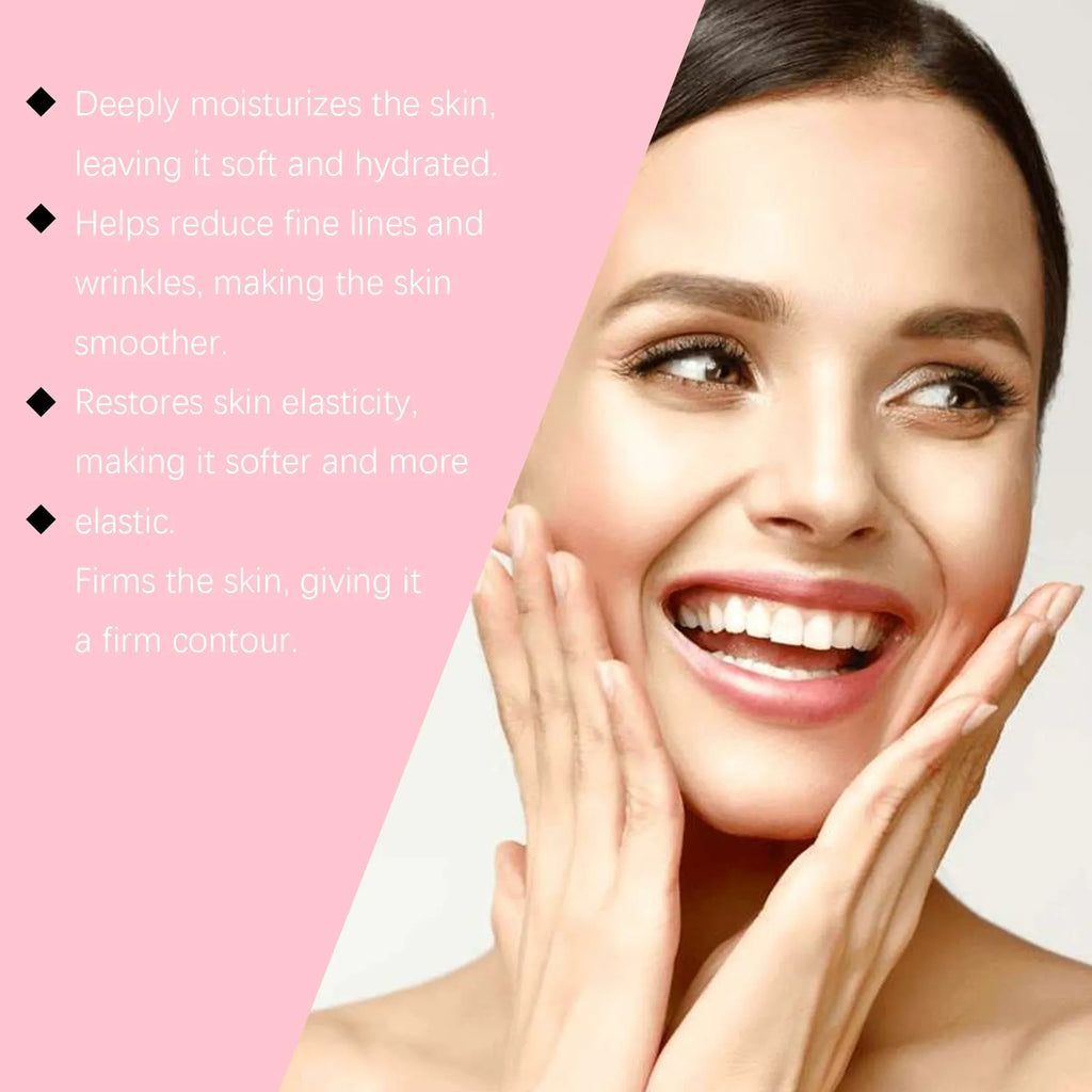 Glowing Skin Rejuvenation Collagen Facial Mask with brush and 75g label