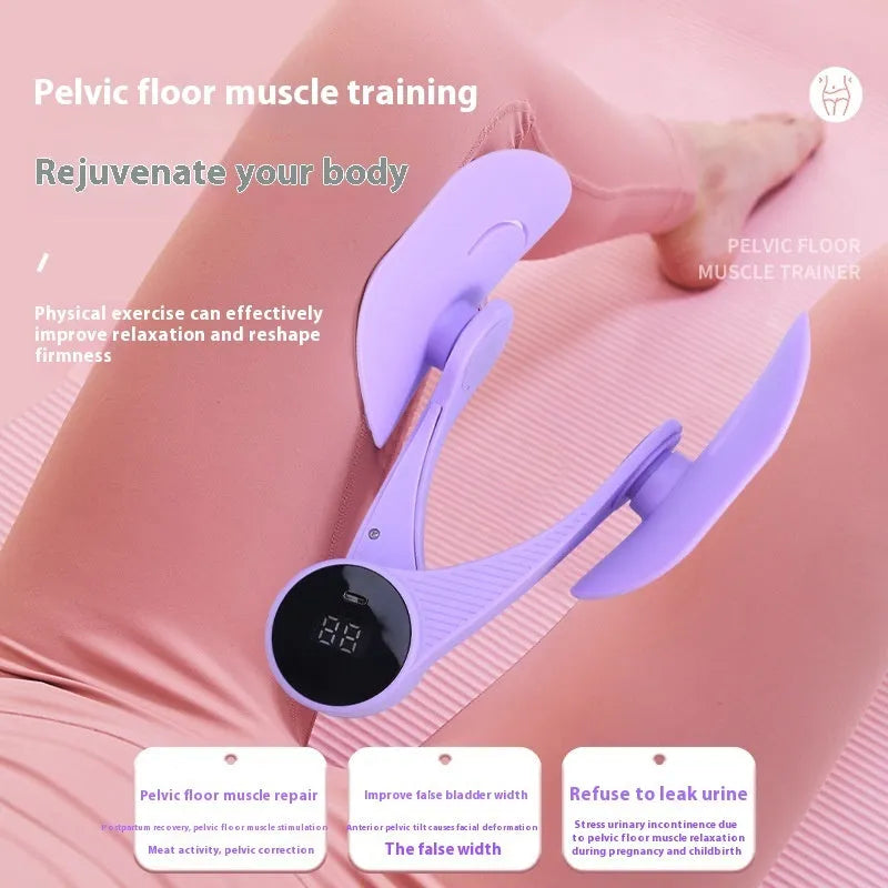 Leg Master pelvic floor muscle exercise Kegel trainer with counting model in pink and purple colour options
