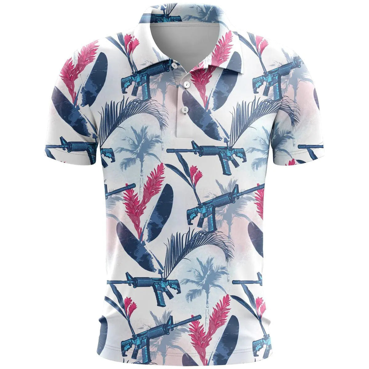 3D printed pattern on a loose-fit short sleeve sports top made from thin bird eye cloth fabric.