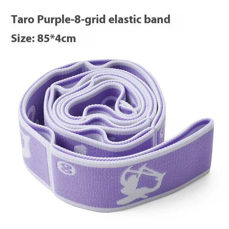 Digital eight-grid stretch belt for Latin dance and yoga in multiple colour options