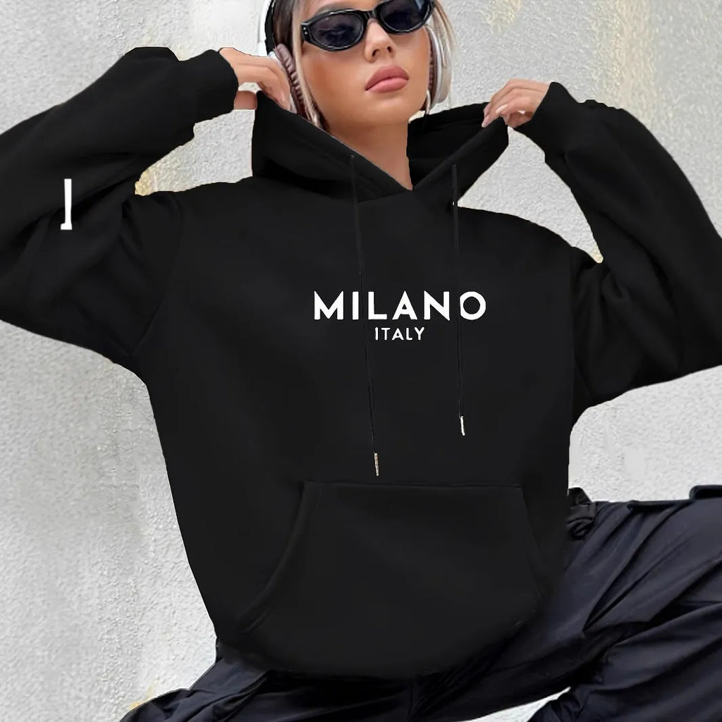 Casual Long Sleeved Printed Kangaroo Pocket Hoodie for Men Youths Polyester Pullover Hooded Sweatshirt Loose Fit Black White Light Gray Kagi S M L XL XXL XXXL XS Four Seasons Leisure Wear