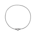 Women's sterling silver S925 clavicle necklace with minimalist pendant on a delicate chain.