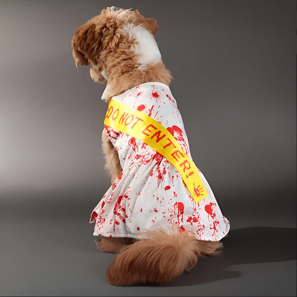 Halloween pet costume seal dog clothes – polyester four-legged suit for dogs – sizes S M L XL