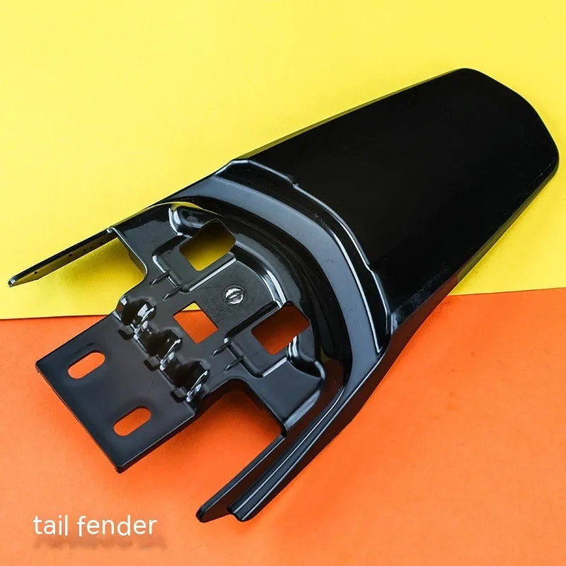 Carbon fibre rear mudguard and fender set for Light Bee electric off-road bicycle