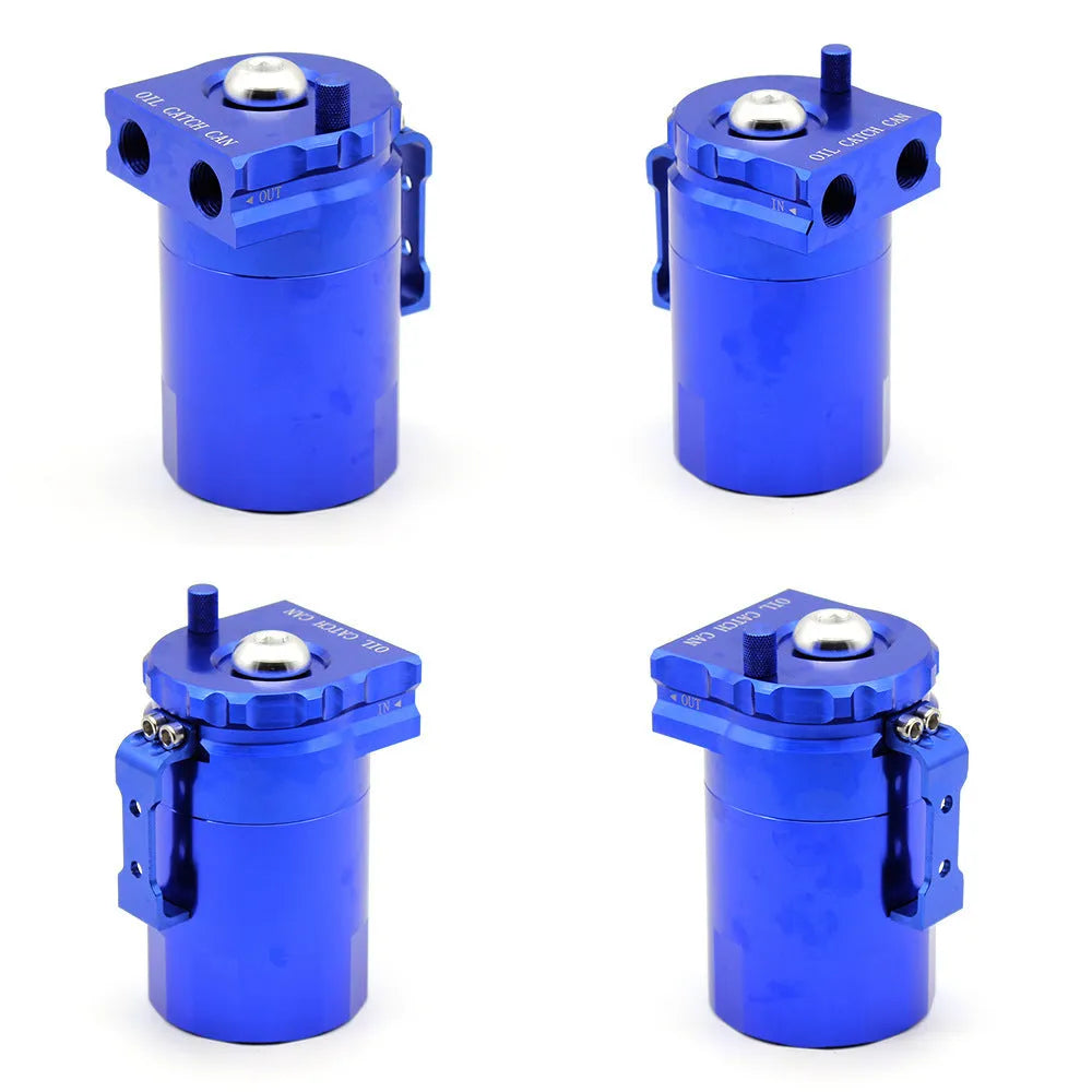 Aluminium alloy engine oil breathable pot in red, blue, black and silver colours for car modification