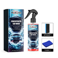 Car exterior cleaner kit with 100ml spray bottle, foam sponge and microfibre cloth