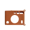 Wear-resistant silica gel pure colour protective cover for Polaroid mini EVO camera in beige