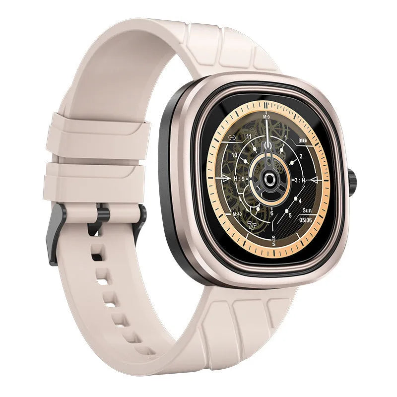 Bluetooth smart sports watch with 1.32-inch touchscreen on silicone wristband