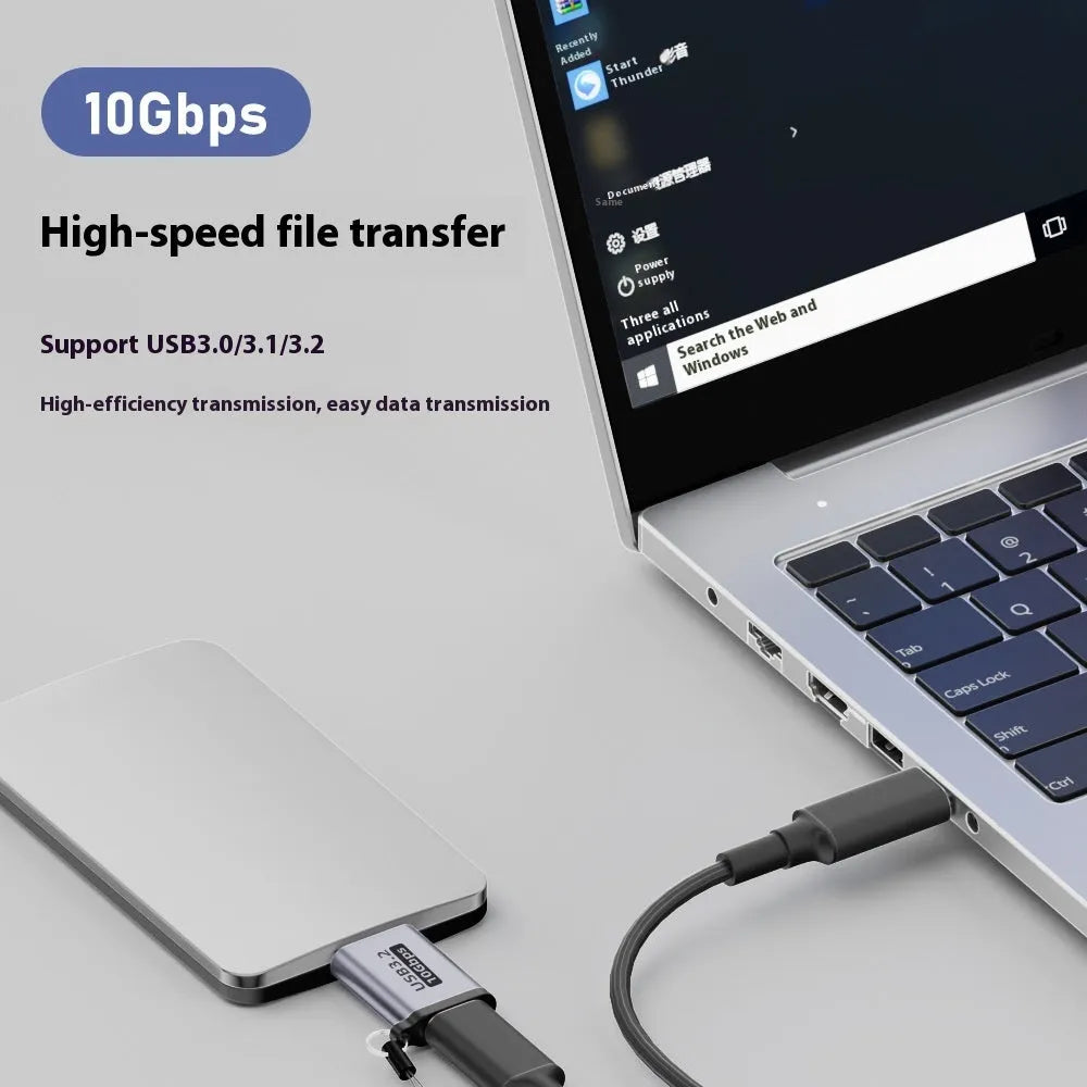 USB AM male to Micro-B female adapter for connecting older devices to modern USB ports