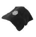U-shaped neck support pillow in convex therapeutic form functioning as scarf bandana with cotton filling