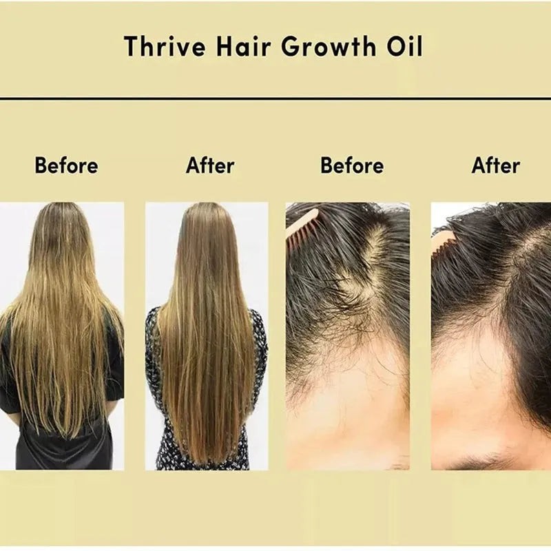60ml bottle of yellow rosemary essential hair oil for damaged and colour-treated hair repair