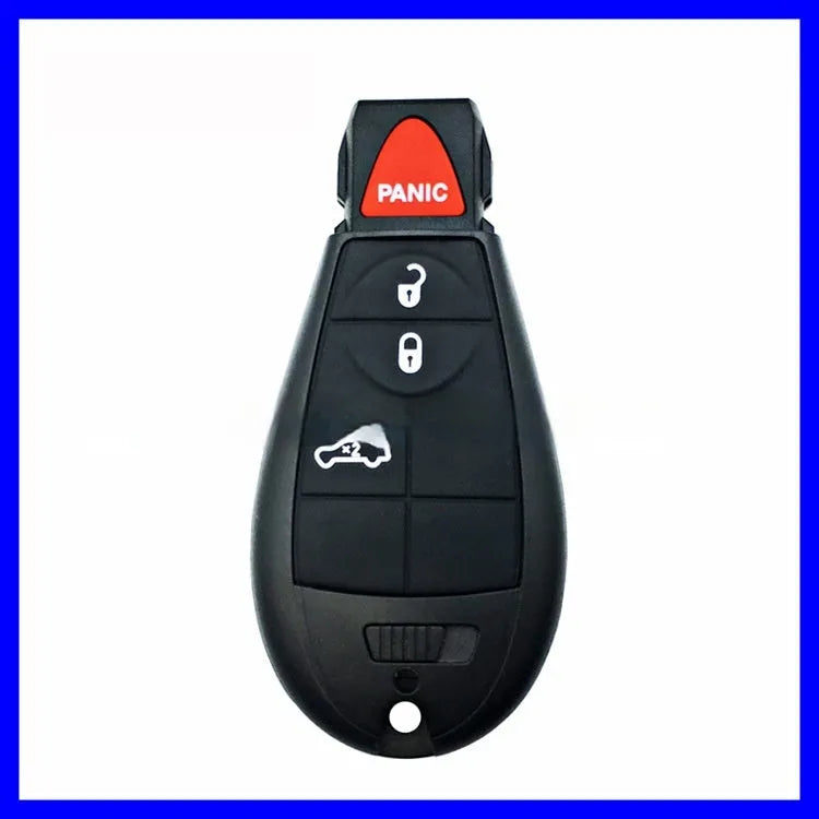 ABS brass replacement key shell for Dodge Chrysler vehicles measuring 85x42x15mm