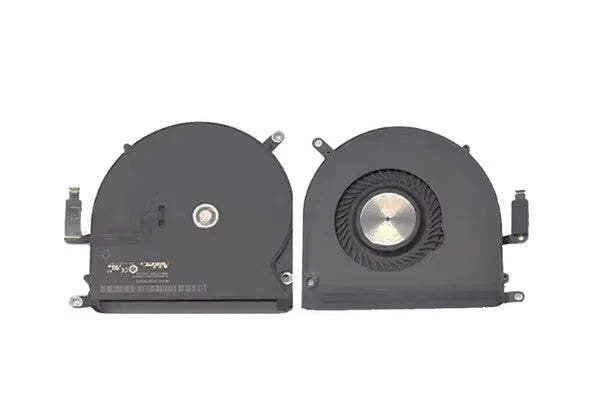 MacBook Pro A1398 laptop cooling fan replacement part shown on a paper box.