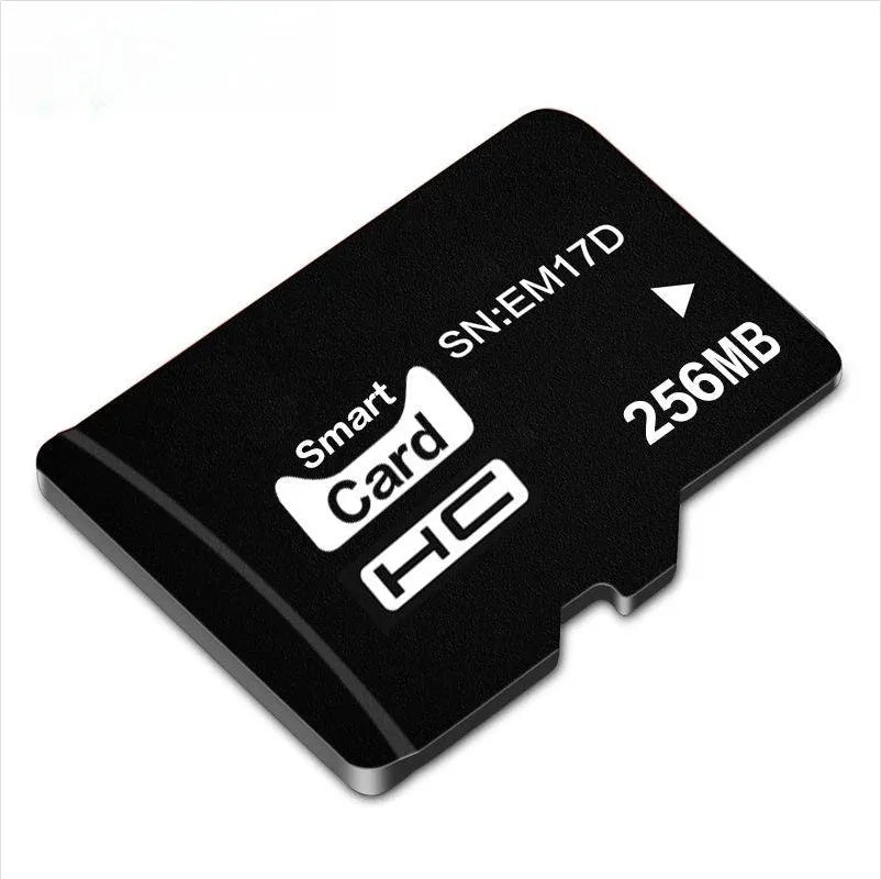 A single 256MB TF memory card on a white background.