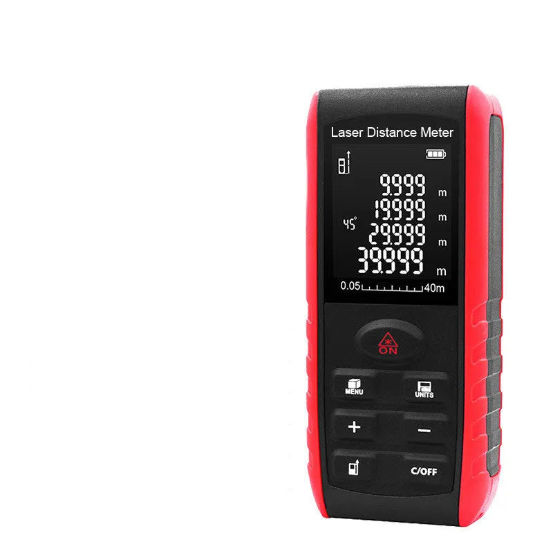 E40 M hand-held laser range finder measuring instrument with compact design
