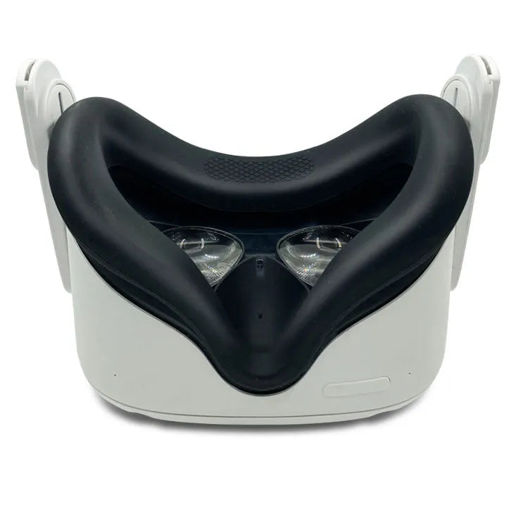 Black silicone eyewear host set with protective cover, eye mask, handles, and rocker button caps