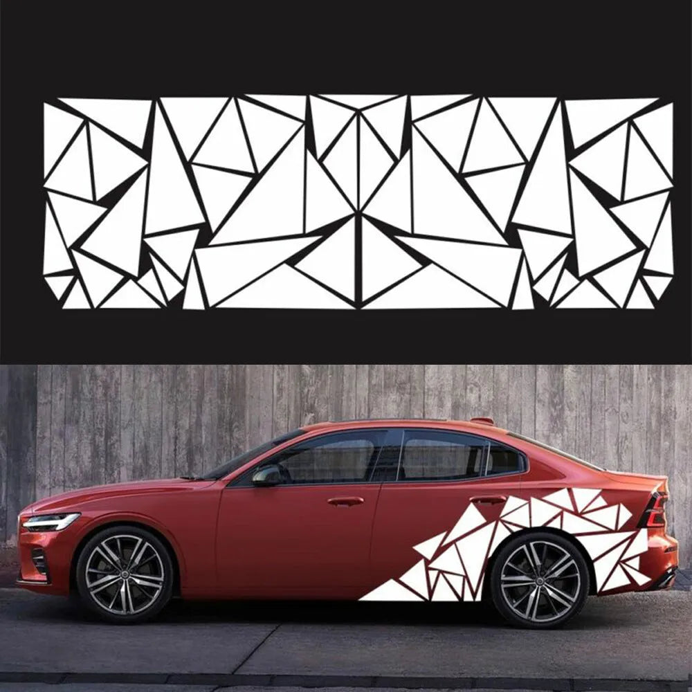 200cm x 60cm PET vinyl car sticker roll in five colours for wheel arch decoration