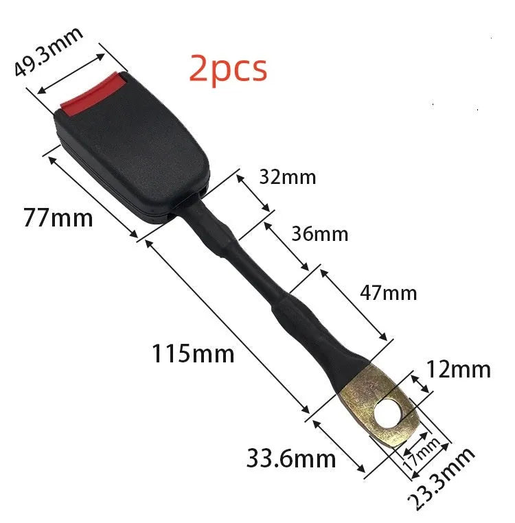 20cm steel car seat belt buckle lock for vehicles with 21cm socket width